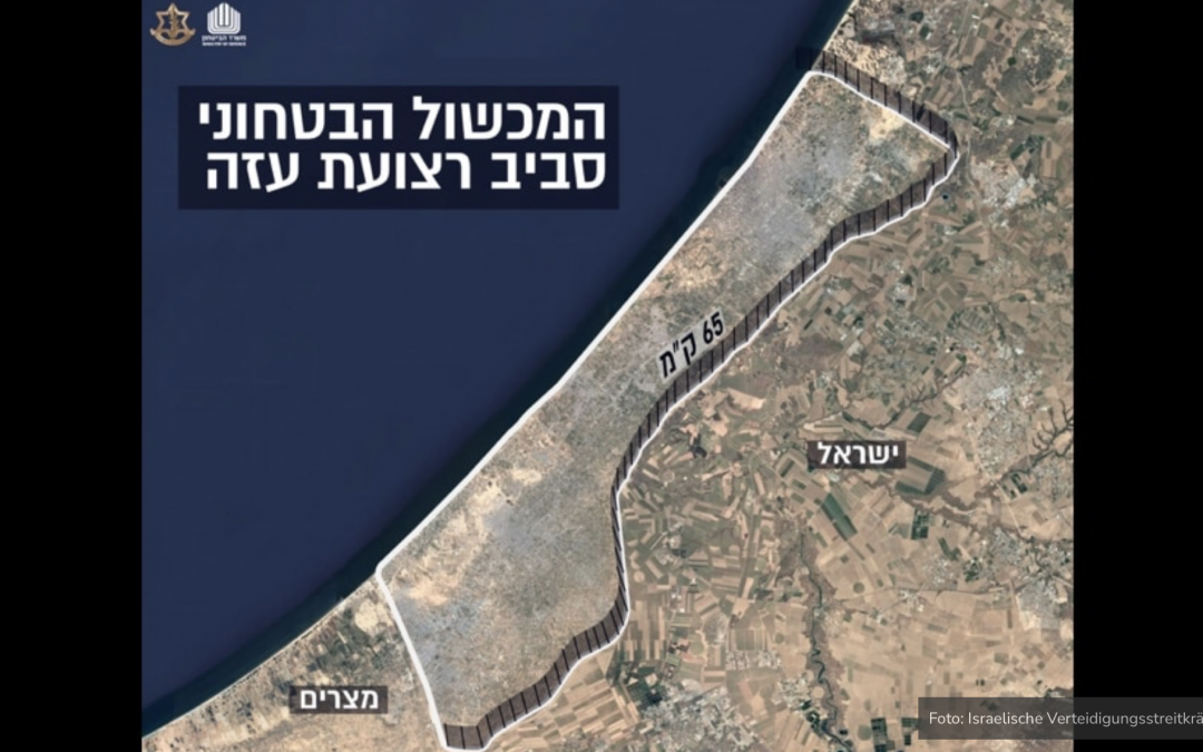 Grenze zum Gazastreifen: Unterirdische Mauer fertiggestellt