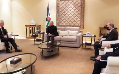 Verteidigungsminister Gantz trifft Jordaniens König Abdullah II.