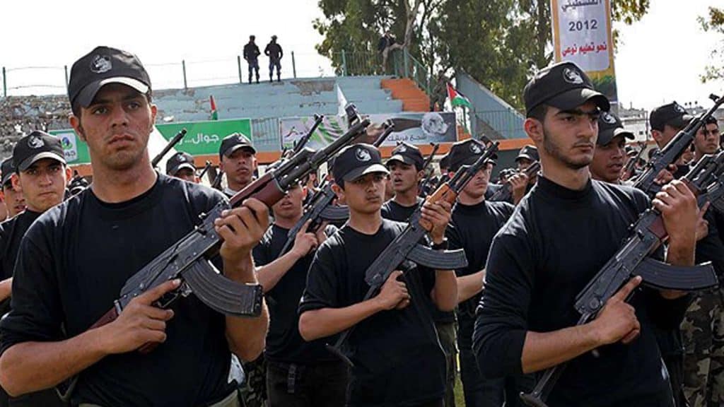 Die Issadin-al-Kassam-Brigaden der Hamas im Jahr 2013