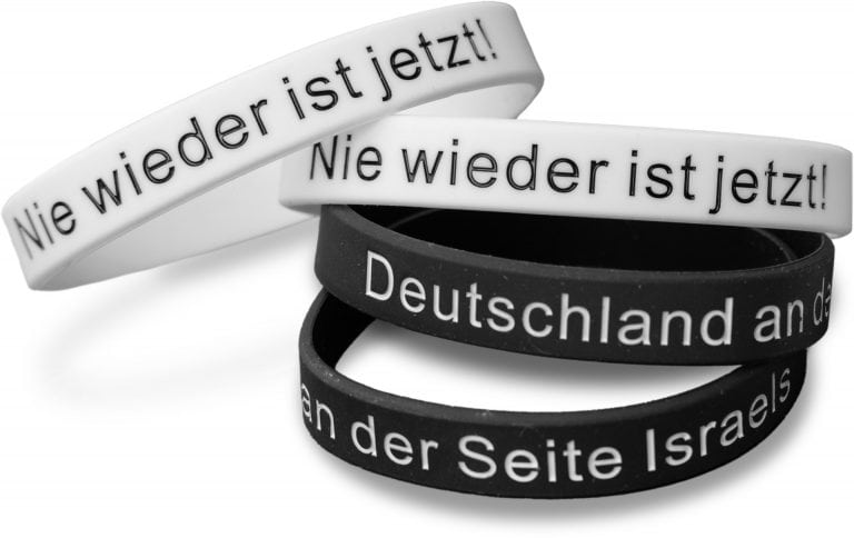 Armbänder „Deutschland an der Seite Israels!“
