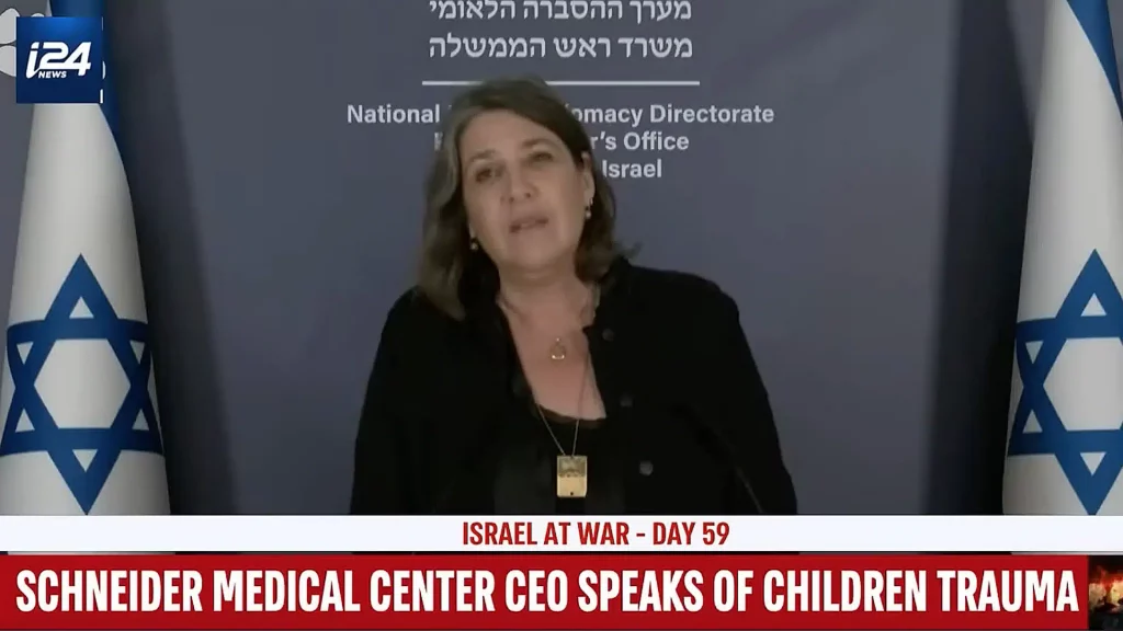 Kinderärztin Bron-Harlev kennt keine Präzendenzfälle für das, was die Geiseln der Hamas durchgemacht haben.