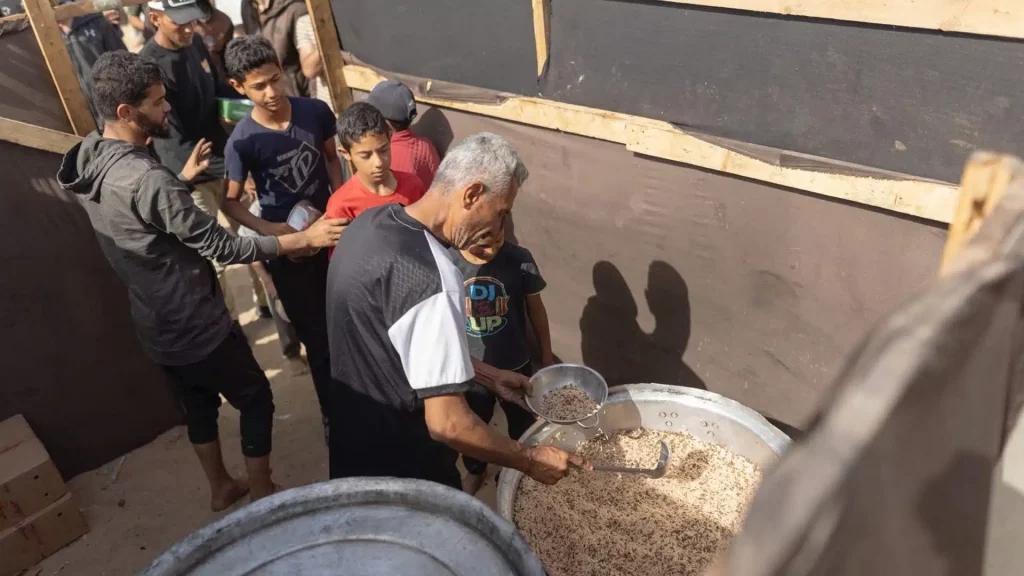 Lebensmittelverteilung im Gazastreifen
